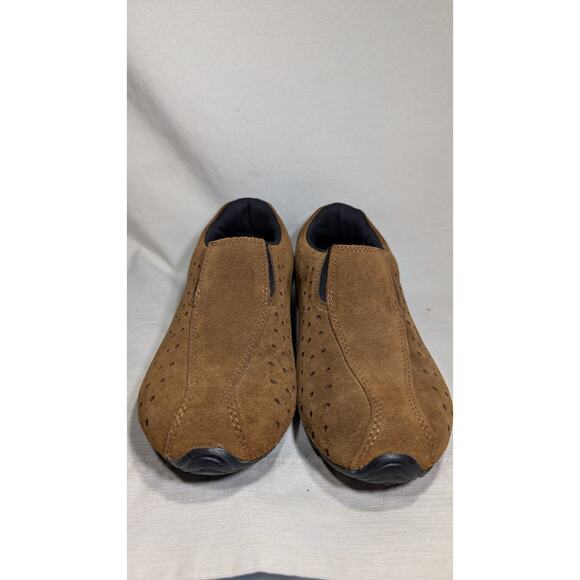 Predictions Women's Leather Slip On Loafer Shoes Size 6.5 Brown Comfort Outdoors - Picture 3 of 6